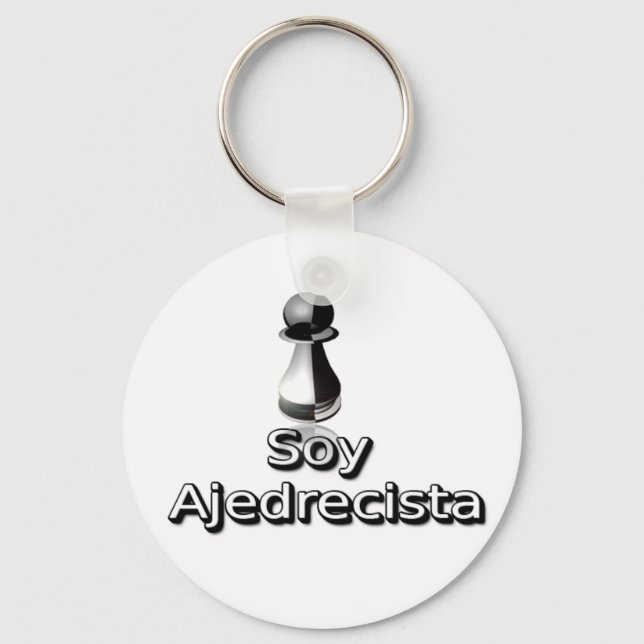 Soy ajedrecista key ring (Front)