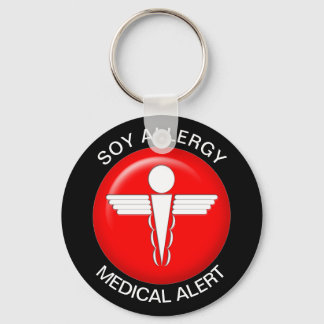 Soy Allergy Key Ring