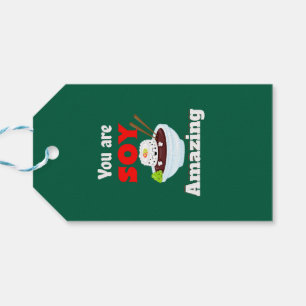 Soy amazing Kawaii Sushi Gift Tags