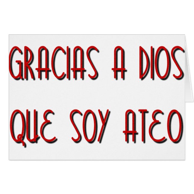 Soy Ateo (Front Horizontal)