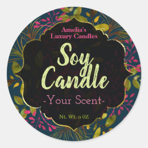 Soy Candle Labels