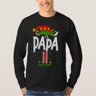 Soy El Papá Elf Family Group Matching In Spanish T-Shirt