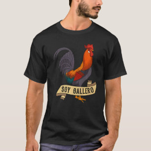 Soy Gallero Rooster Chicken Farmer Poultry T-Shirt