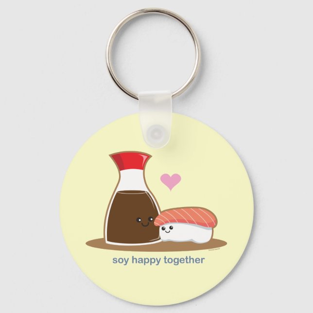 Soy Happy Together Key Ring (Front)