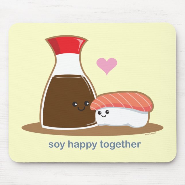 Soy Happy Together Mouse Mat (Front)
