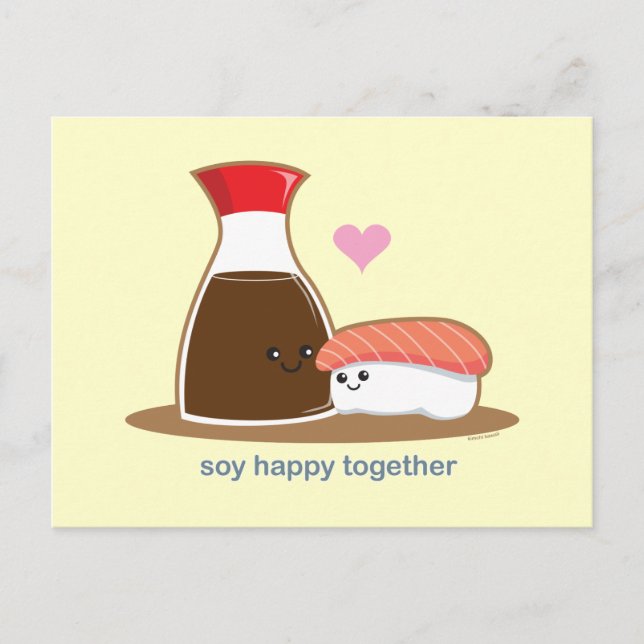 Soy Happy Together Postcard (Front)