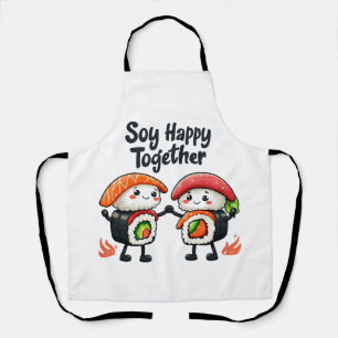 Soy happy together Sushi Kawaii Japanese Food Apron