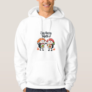 Soy happy together Sushi Kawaii Japanese Food  Hoodie