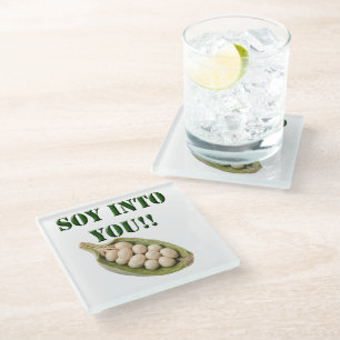 Soy Into You: A Vegan Love Story, Glass Coaster