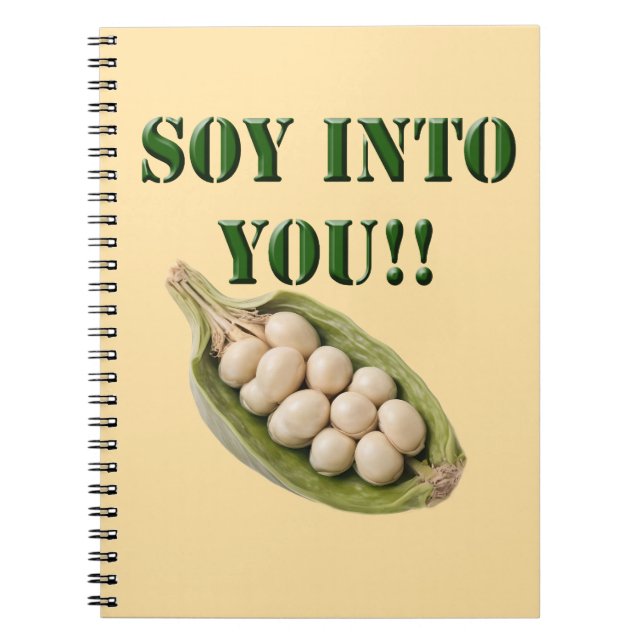 Soy Into You: A Vegan Love Story, Notebook (Front)