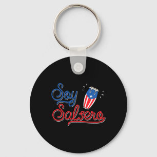 Soy Salsero - Salsa Dancer Boricua Puerto Rico Pri Key Ring