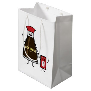 Soy Sauce Bottle Packet kid child condiment Asian Medium Gift Bag