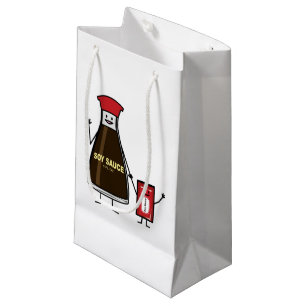 Soy Sauce Bottle Packet kid child condiment Asian Small Gift Bag