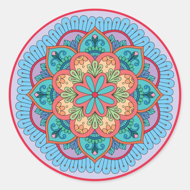 Soy Wax Candle Favour Classic Round Sticker (Front)