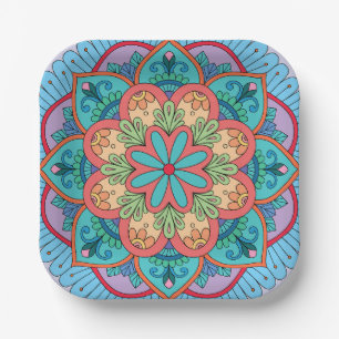 Soy Wax Candle Favour Paper Plate