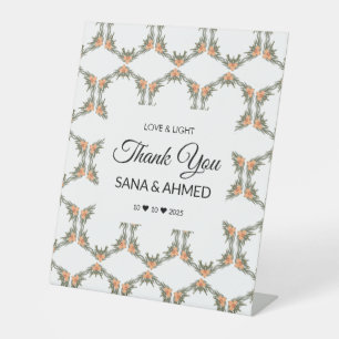 Soy Wax Candle Favour Pedestal Sign