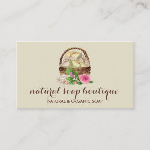 Soy Wax Soap Homemade Lavender Business Card