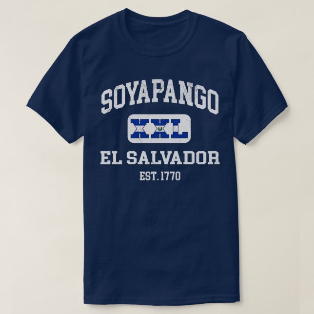 Soyapango El Salvador XXL Athletic design 1 T-Shirt (Design Front)