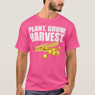 Soybean Farmer Plant Grow Harvest w T-Shirt