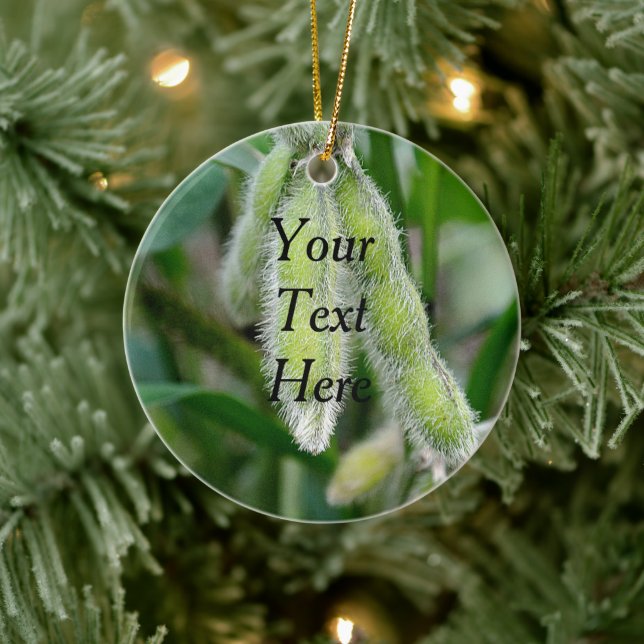 Soybean Farming Plant Agriculture Template Ceramic Tree Decoration (Tree)