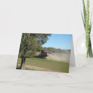 Soybean Harvest Time Card