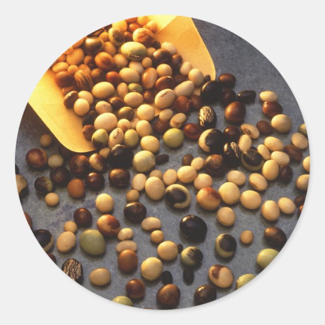 Soybeans Classic Round Sticker (Front)
