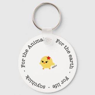 Soychick For Animals, Earth and Life Keychain