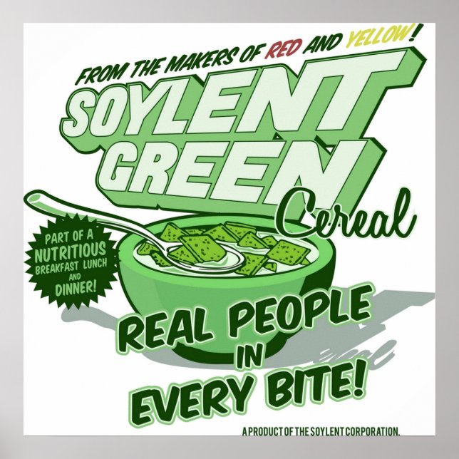 Soylent Green Cereal Poster (Front)