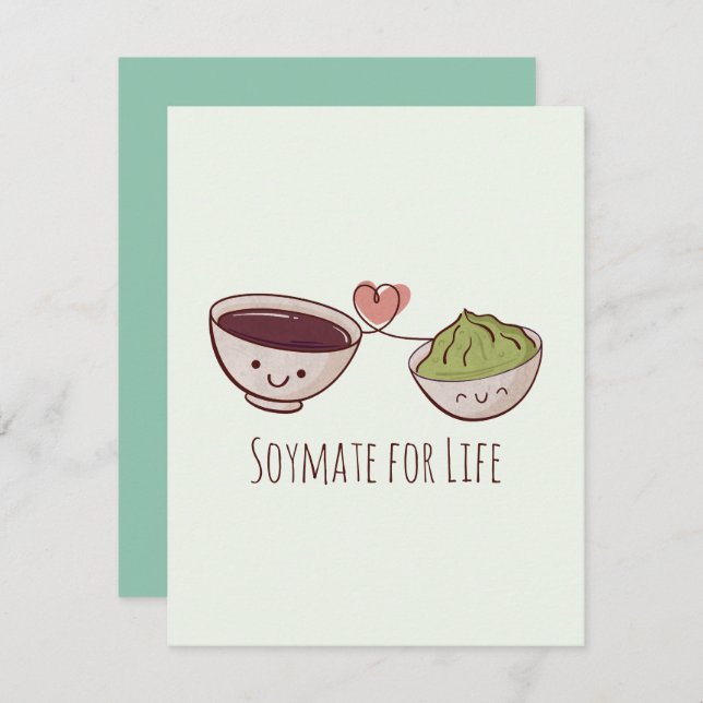 Soymate for Life Note Card (Front/Back)