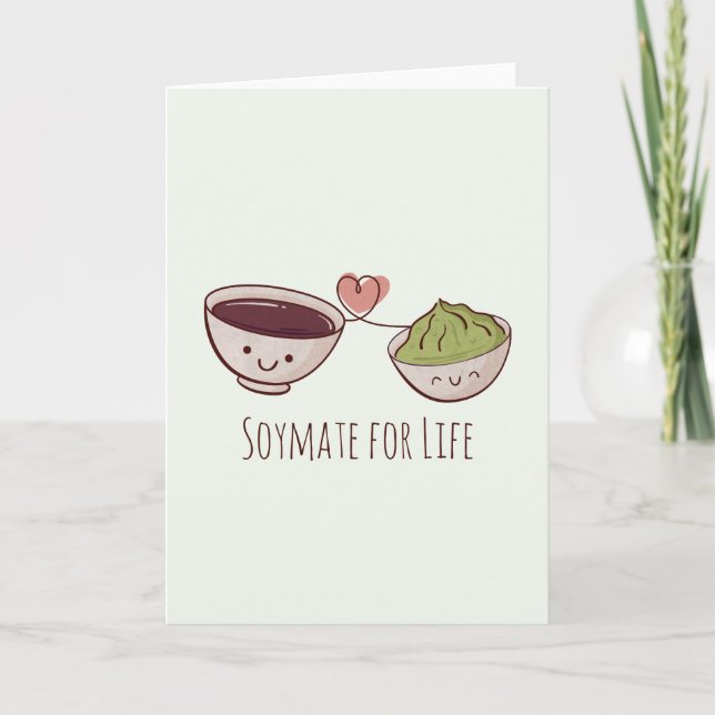 Soymate for Life Note Card (Front)
