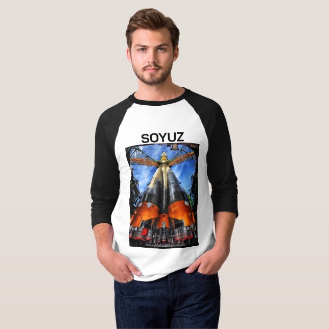 Soyuz Rocket On Pad T-Shirt (Front Full)