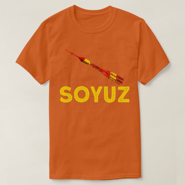 Soyuz Rocket Soviet Union 5 T-Shirt (Design Front)