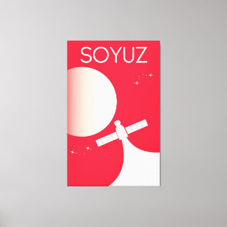 Soyuz Space Art poster Canvas Print