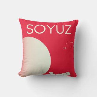 Soyuz Space Art poster Cushion
