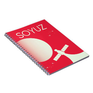 Soyuz Space Art poster Notebook