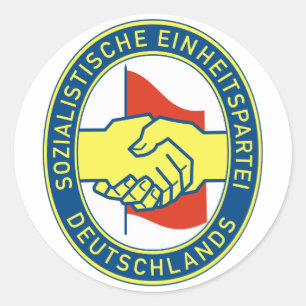Sozialistische Einheitspartei Deutschlands Classic Round Sticker