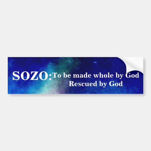 SOZO BUMPER STICKER (Front)