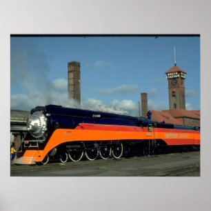 SP 4-8-4 "Daylight" locomotive #4449_Trains Poster