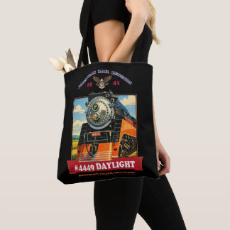 SP GS-4 Daylight Steam Locomotive Vintage Poster Tote Bag