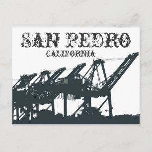 SP Harbour Cranes Postcard