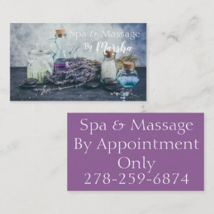 Spa and Massage Business Card