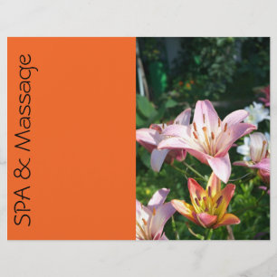 SPA and massage Flyer