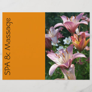 SPA and massage Flyer