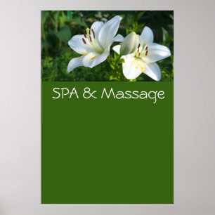 SPA and massage Poster