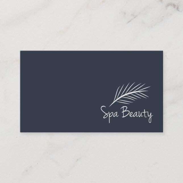 Spa Beauty Business Card (Front)