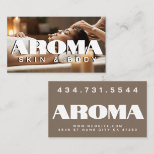 Spa Beauty Salon  Business Card