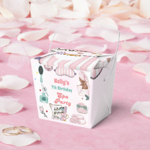 Spa Birthday Pamper Party Birthday Favour Box
