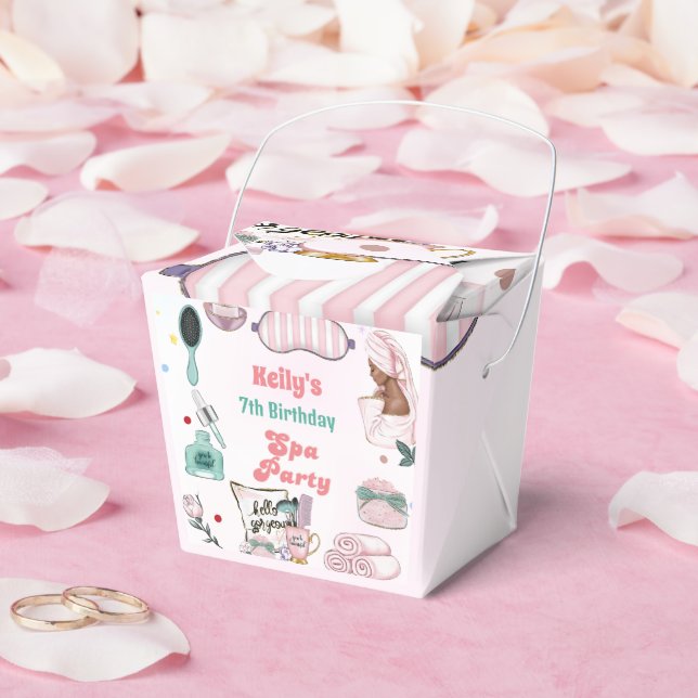 Spa Birthday Pamper Party Birthday  Favour Box (Wedding)