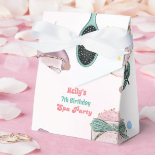 Spa Birthday Pamper Party Birthday Favour Box