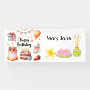 SPA Birthday Party  Banner